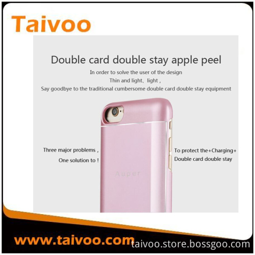 Phone case support recharge and put a SIM